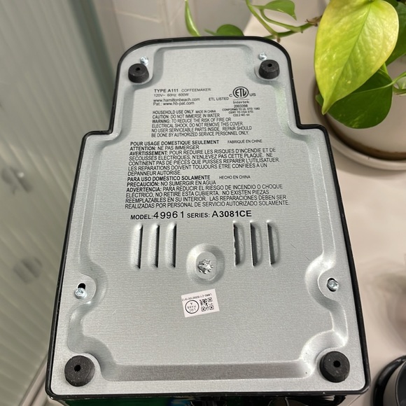 Proctor Silex Single-Serve Coffee Maker,10oz Capacity Black,Model 49961 - Picture 10 of 12